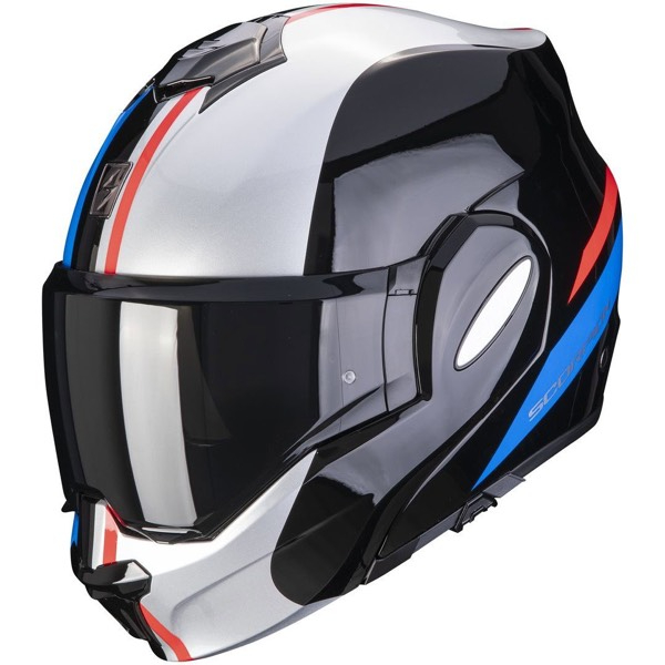 Scorpion EXO-Tech EVO Forza Black-Silver-Red – XXL