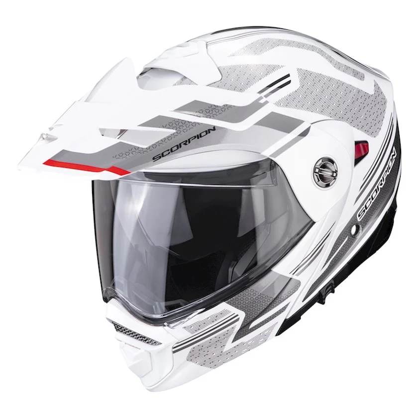 SCORPION ADX2 CARRERA Pearl White-Silver