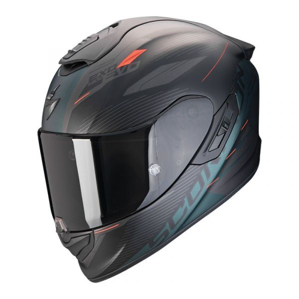 EXO 1400 EVO II AIR LUMA Matt Black-Green