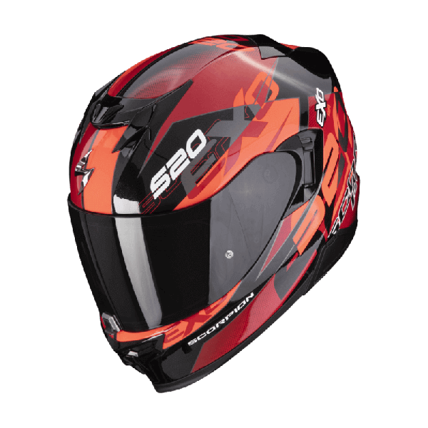 EXO 520 EVO AIR COVER Metal Black-Red